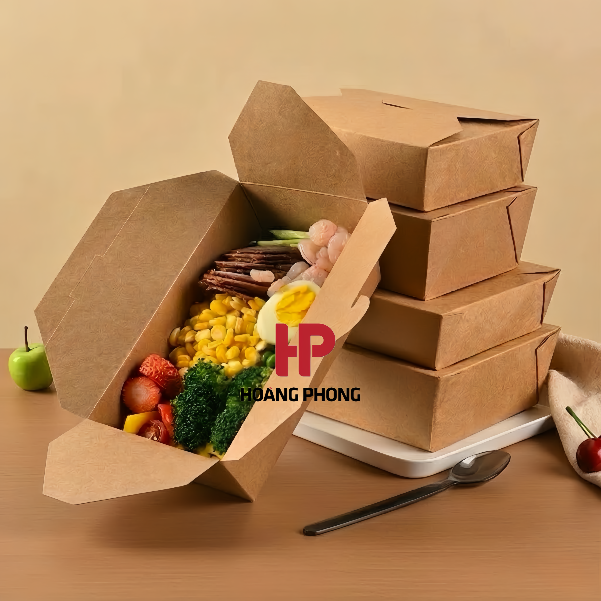 Hộp Giấy, Tô Giấy Đựng Đồ Ăn Ship