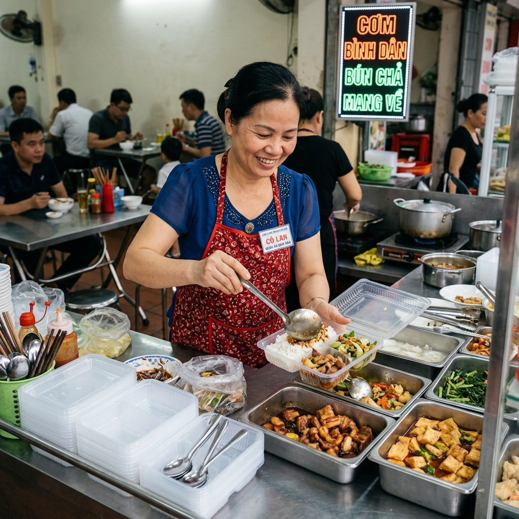 Hộp nhựa dùng 1 lần ở Hà Nội
