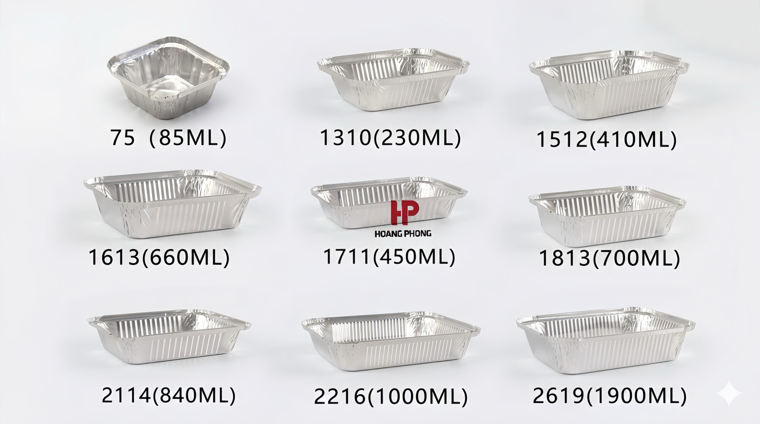 Hộp nhôm đựng thực phẩm giá sỉ cho quán ăn nhà hàng