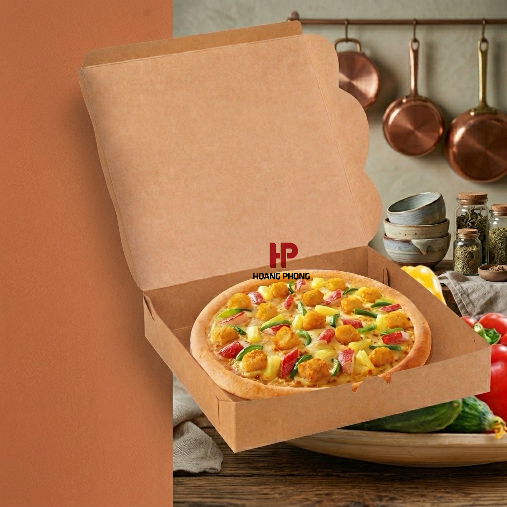 Hộp Giấy Đựng Pizza Chắc Chắn, Đẹp