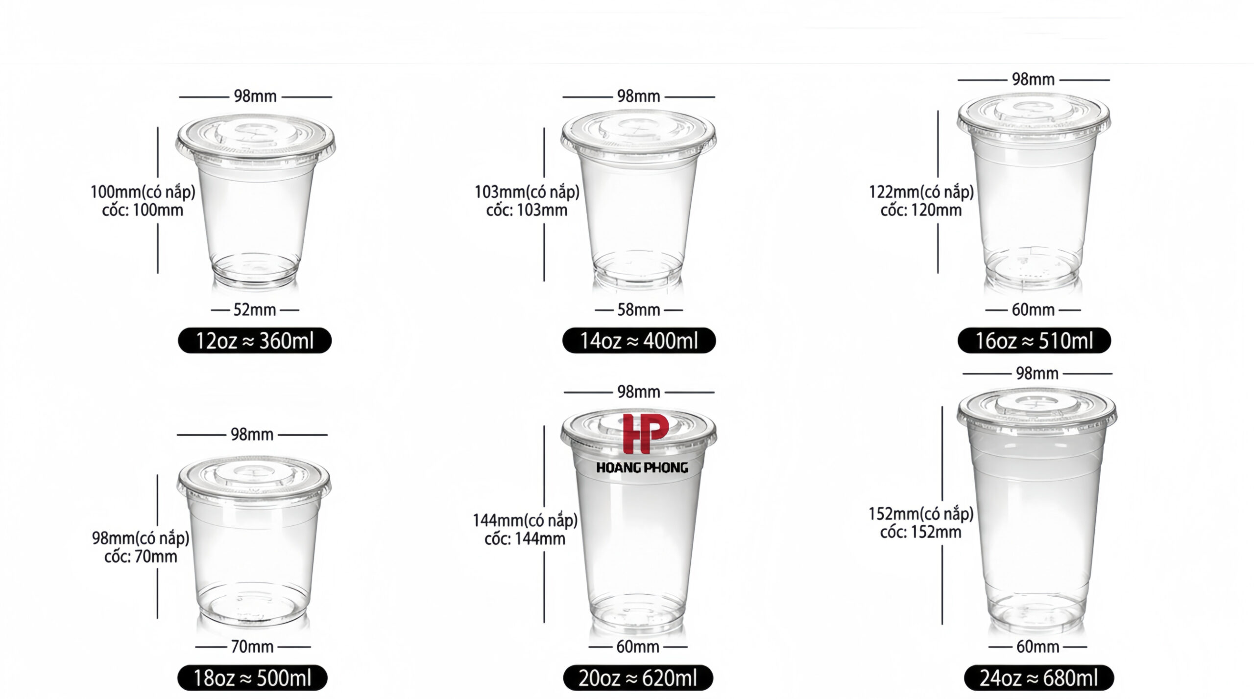 Cốc nhựa dùng 1 lần