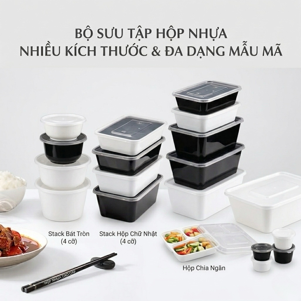 Hộp Nhựa Dùng 1 Lần