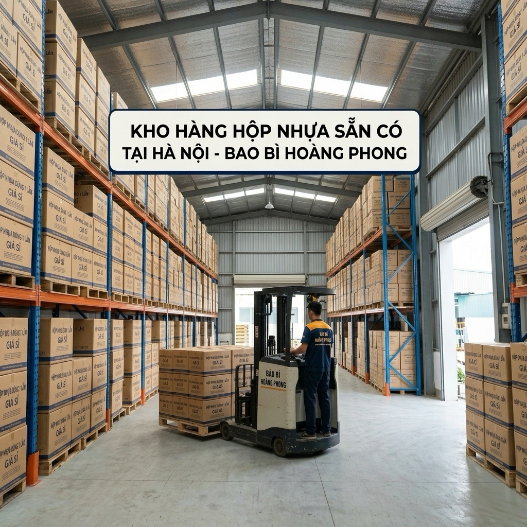 Bao bì Hoàng Phong cung cấp hộp nhựa dùng 1 lần